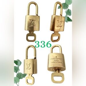 Louis Vuitton Brass Padlock with Key (Various #s, pick one)
